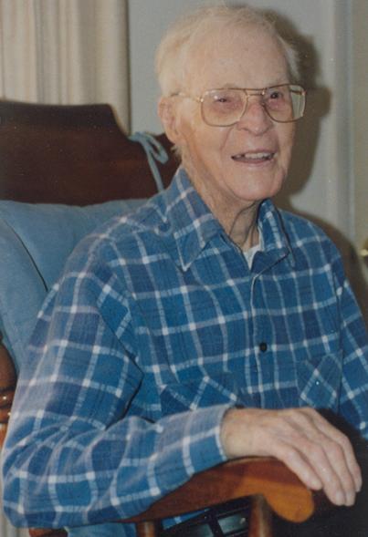 bryanclark.jpg - Bryan Clark at 97 years of age still had a twinkle in his eye. Picture was taken November, 1996. Bryan was a son of Beriah M. Clark and Benetta Roberts. Bryan was born February 12, 1897 in Hopkins County, Kentucky.